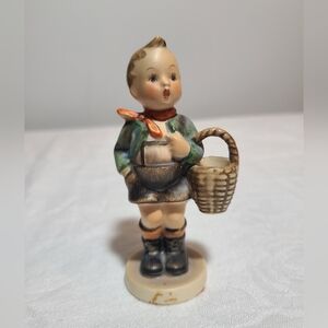 Hummel Germany vintage boy with basket